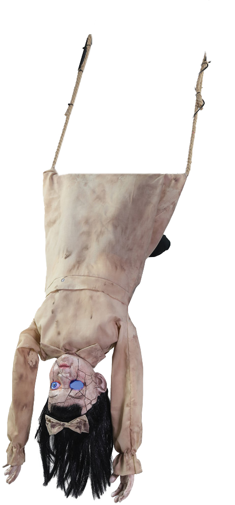 Upside Down_ Scarecrow_ Creepy_ Figure.png PNG