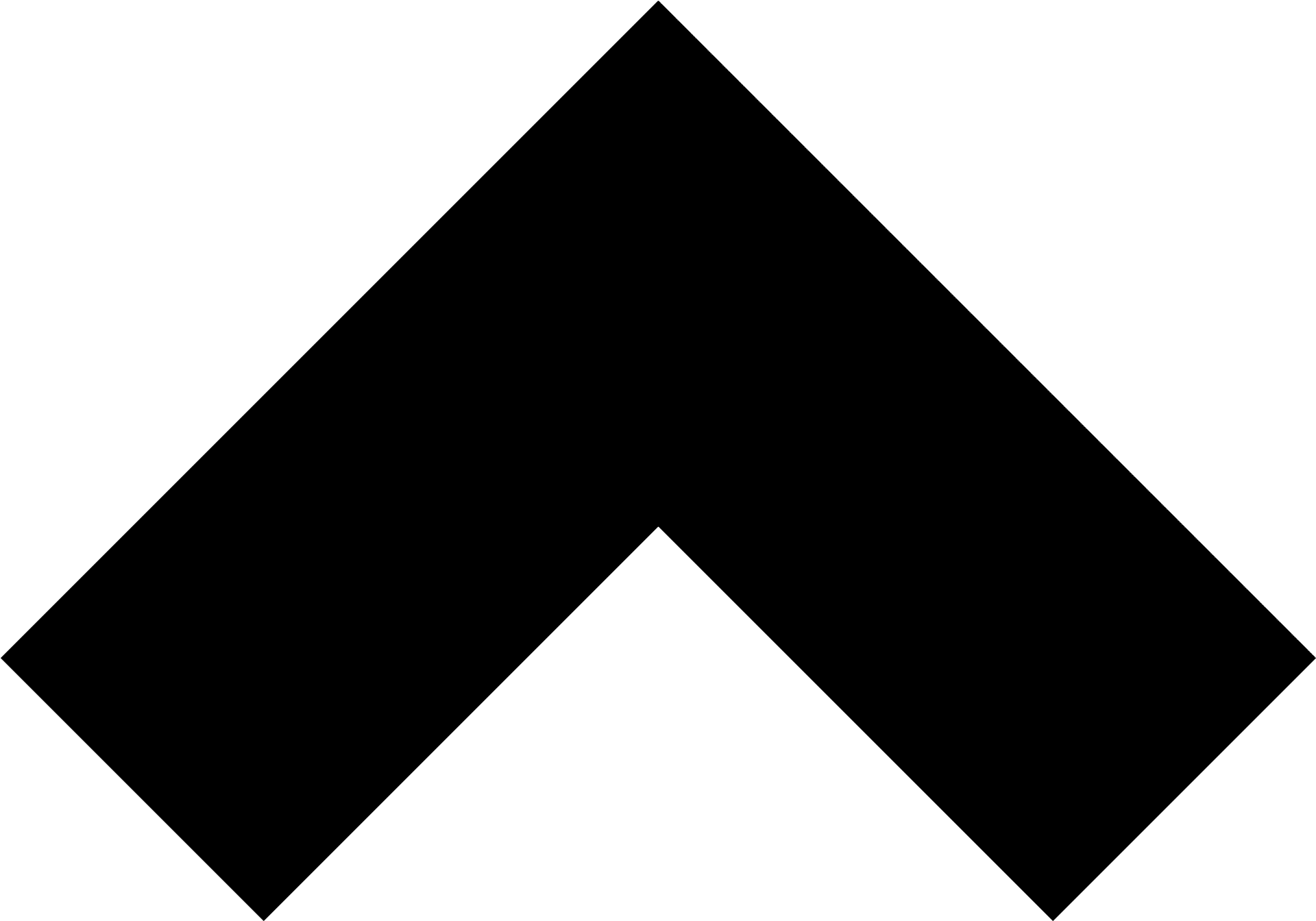 Upward Black Arrow Symbol PNG