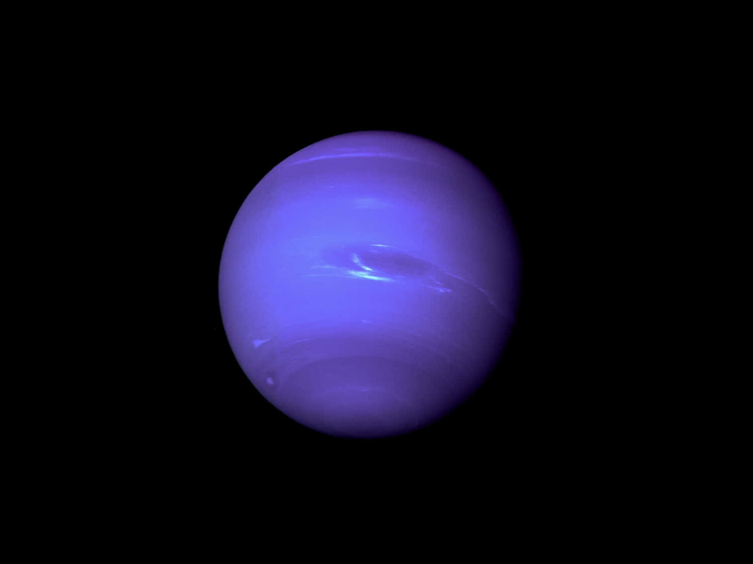 Enstrålande Vy Av Den Blågröna Planeten Uranus
