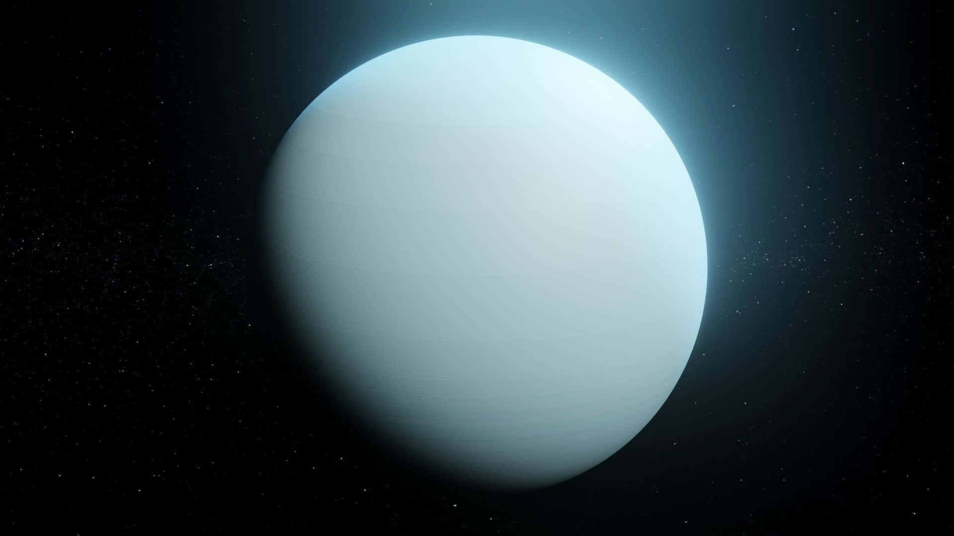 Majestic Uranus in the Vastness of Space
