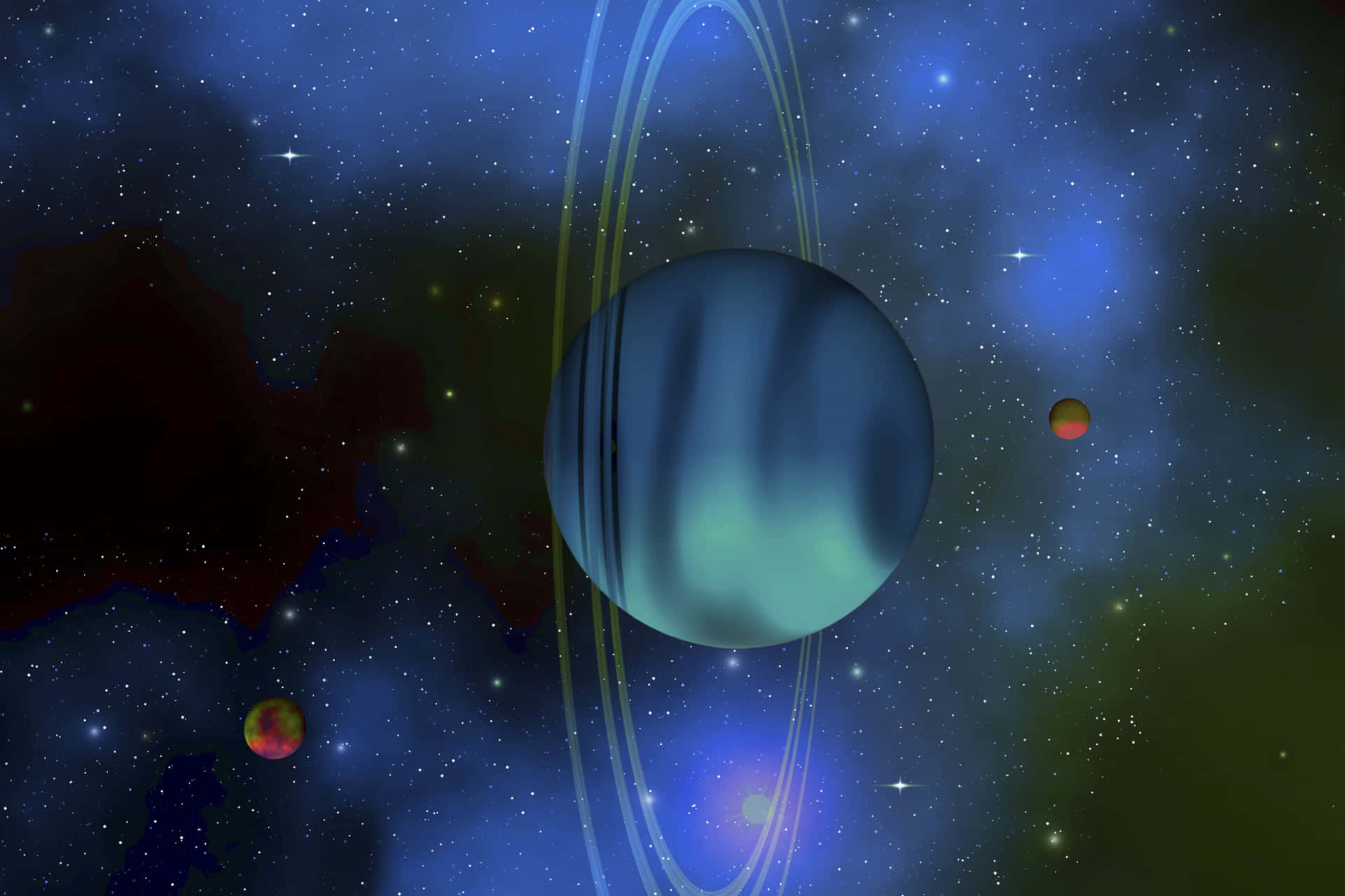 Enunik Vy Över Uranus
