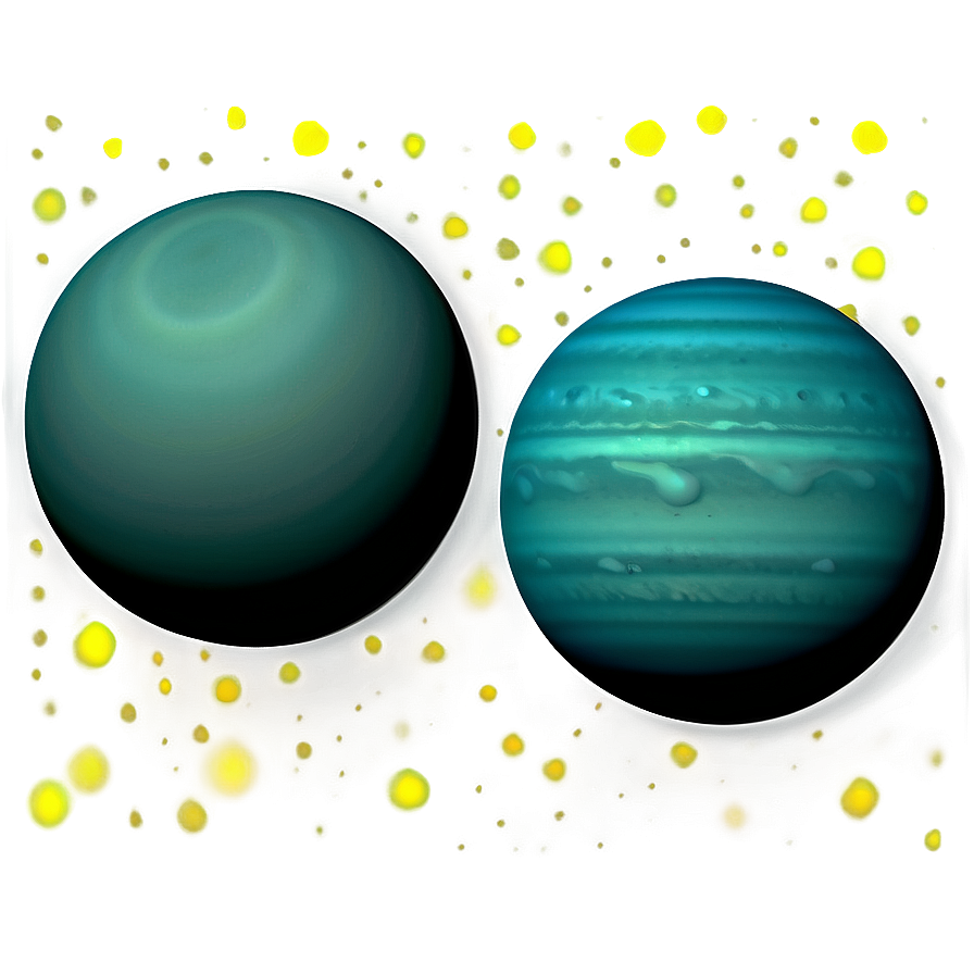 Uranus Comparative Size Png Gxn61 PNG