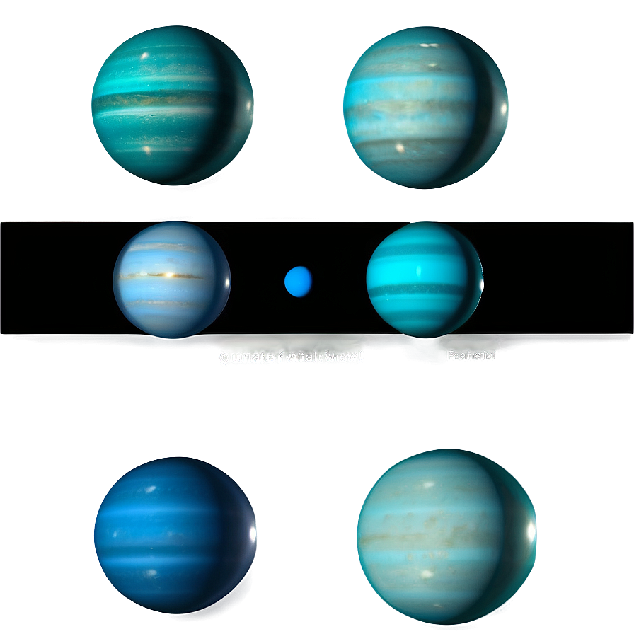 Uranus In Various Phases Png 34 PNG
