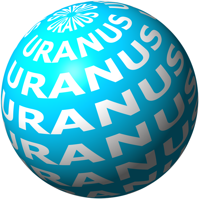 Uranus Textured Sphere PNG