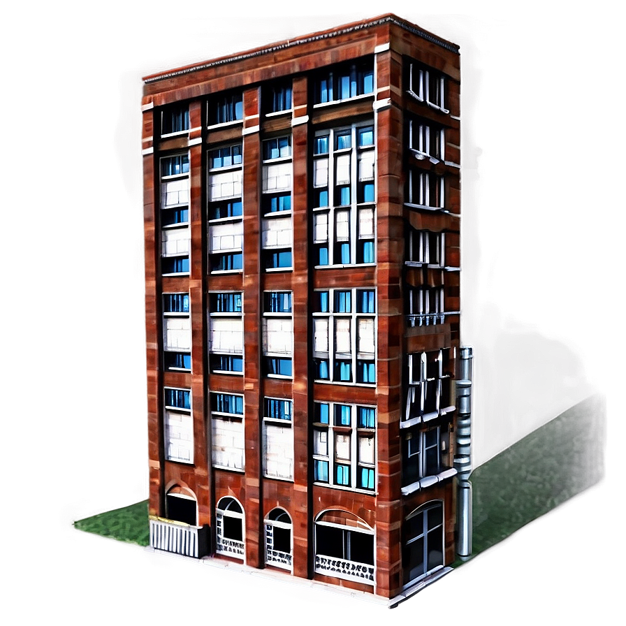 Urban Brick Building Png Pyo16 PNG