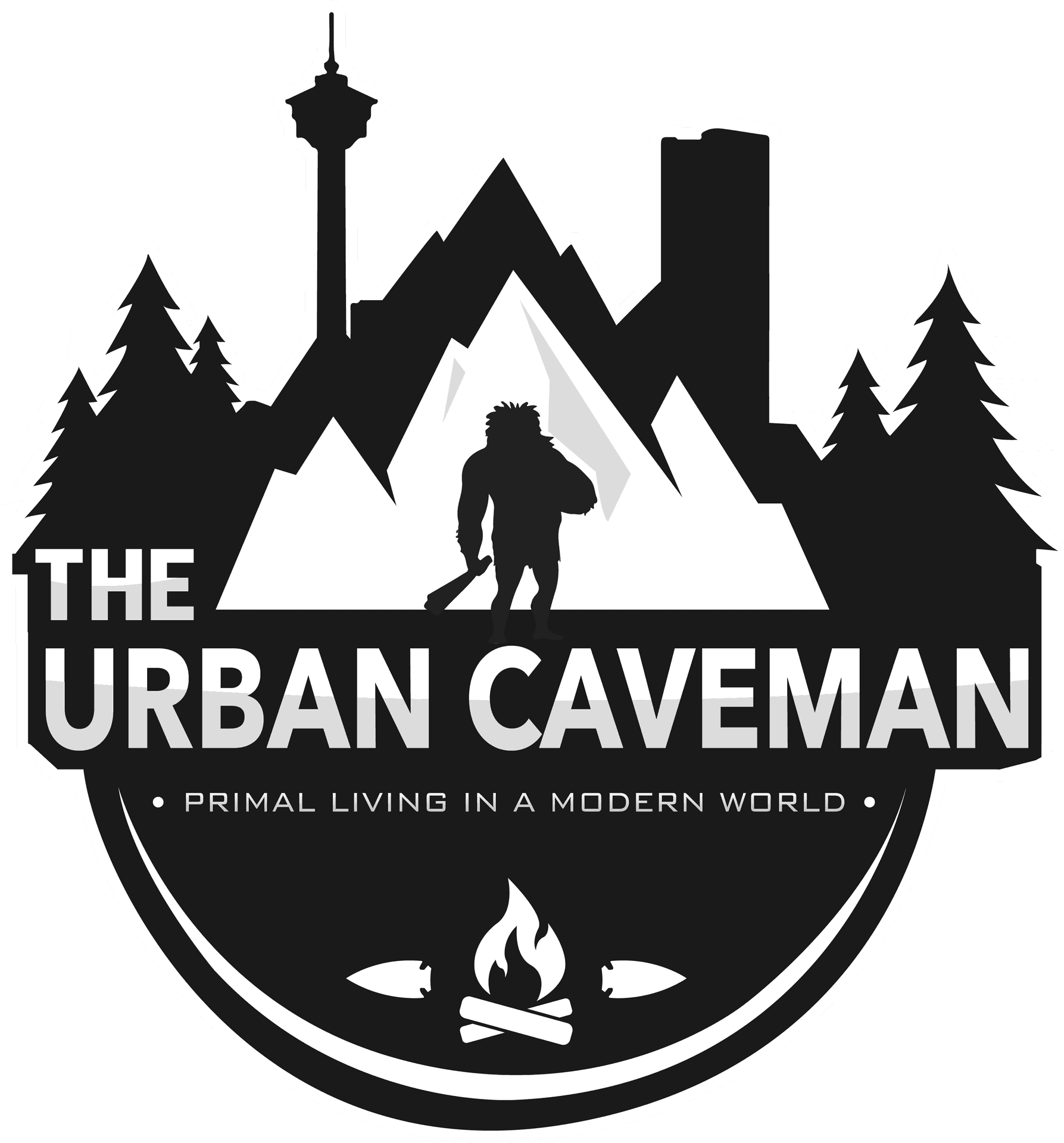 Urban Caveman Logo PNG
