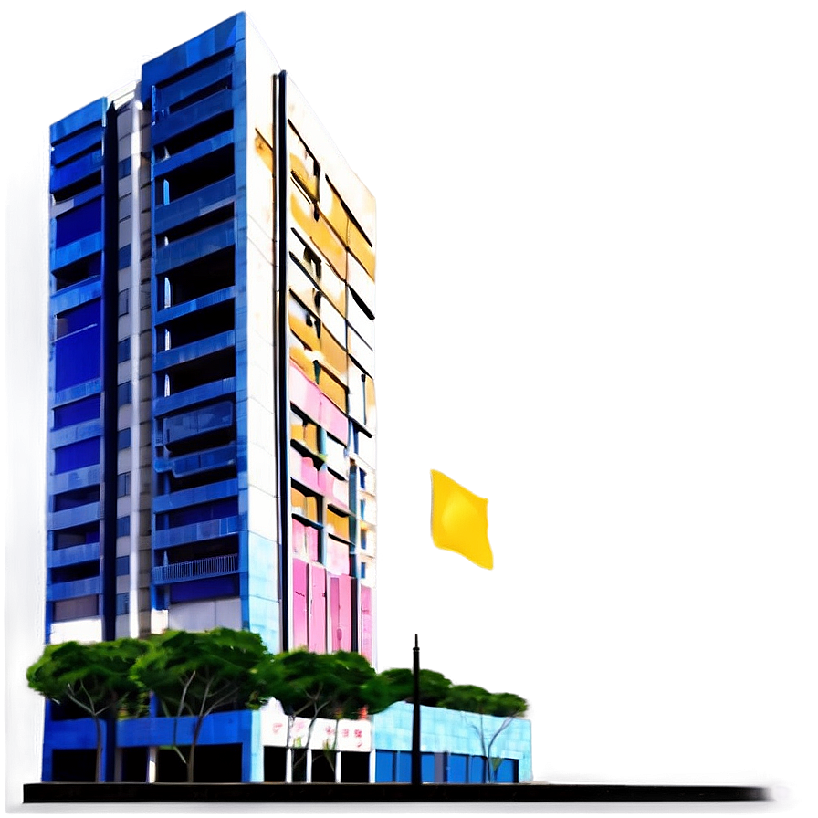 Urban Commercial Building Png Dek14 PNG