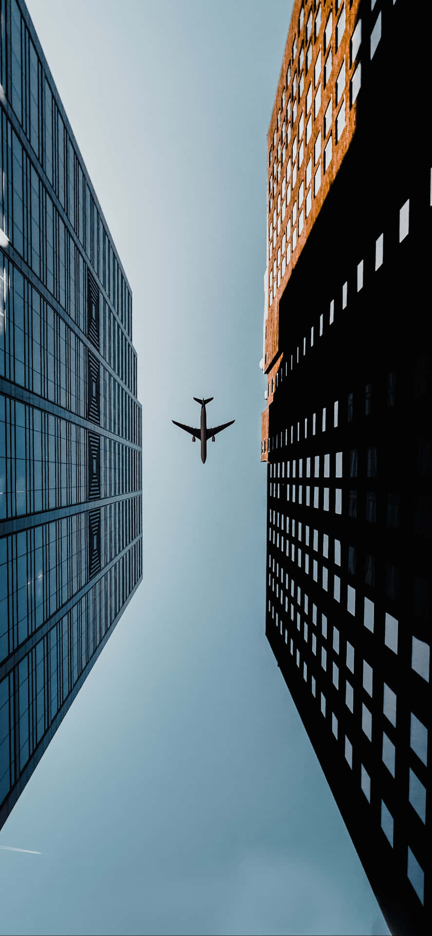 Urban_ Flight_ Between_ Skyscrapers.jpg Wallpaper