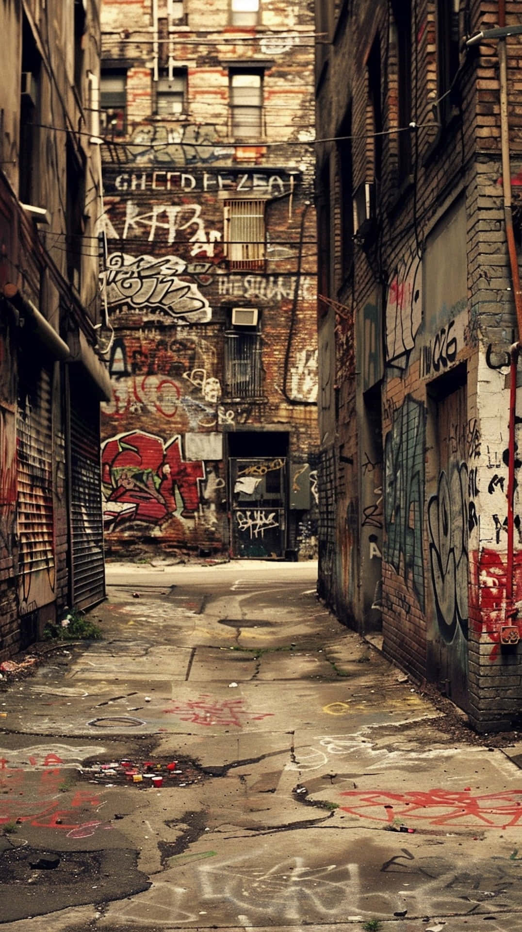 Urban_ Graffiti_ Alleyway.jpg Wallpaper
