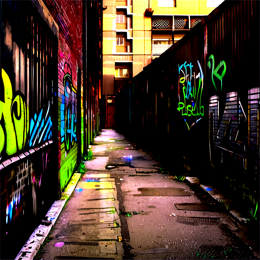 Urban Graffiti Alleyway Png 74 PNG