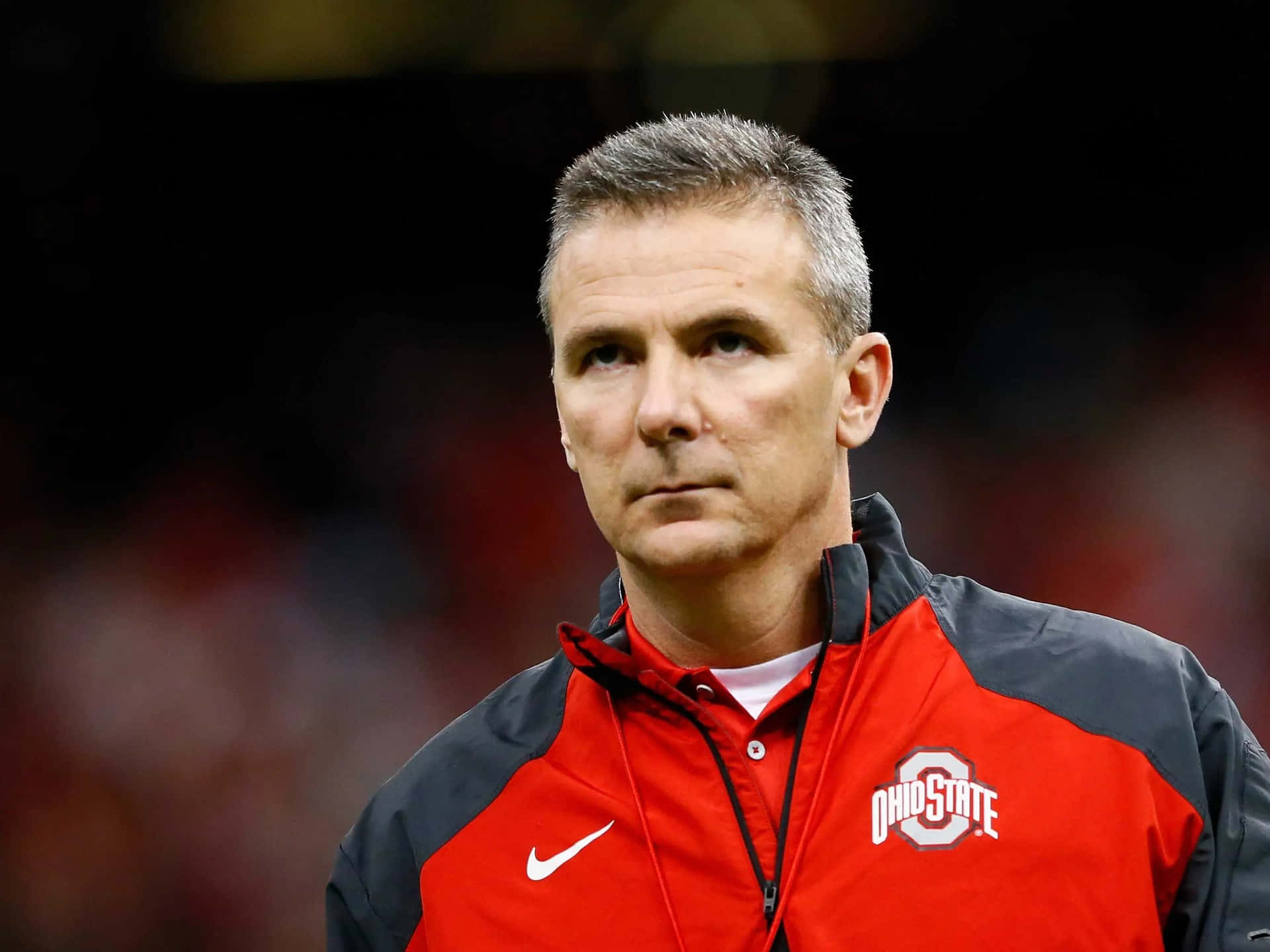 Ohio State Football Coach Mike Mcgillis Looks On During A Game