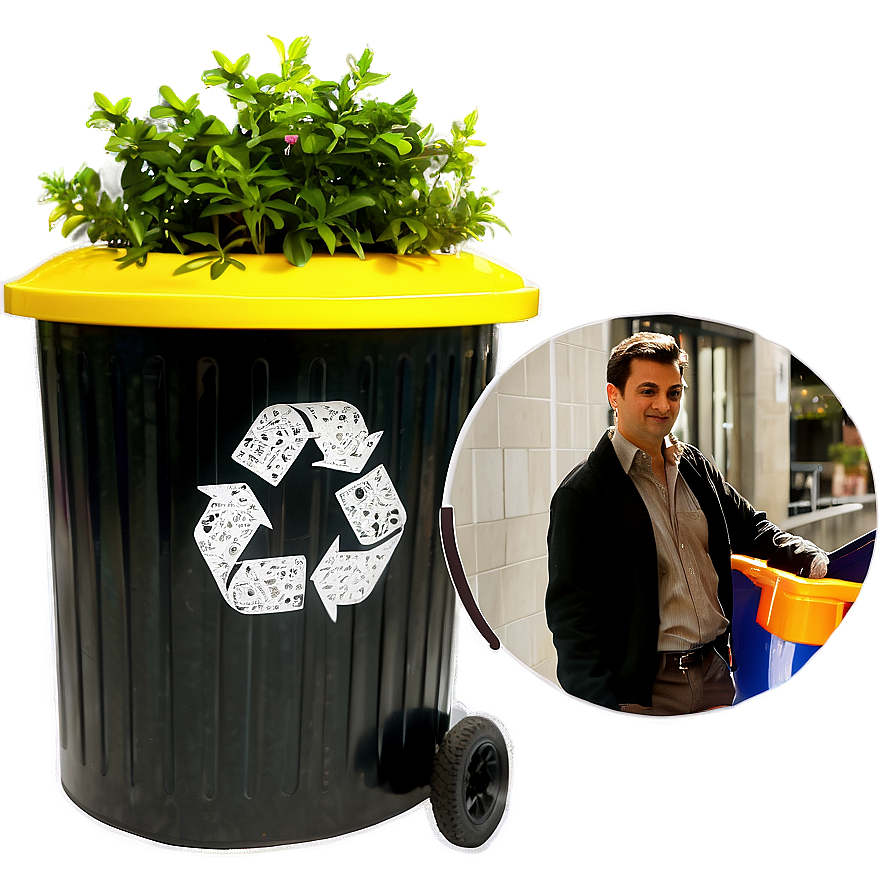 Urban Recycle Bin Png 22 PNG