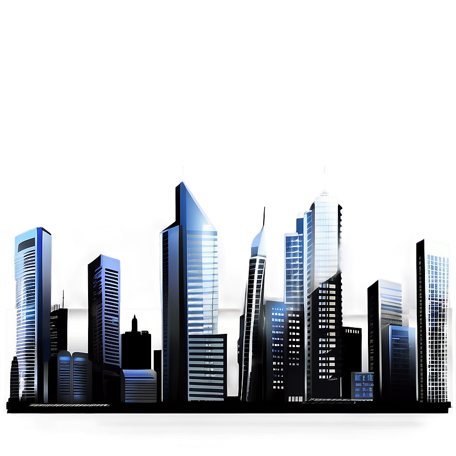 Urban Skyline Creation Png 06202024 PNG