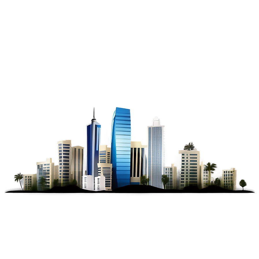 Urban Skyline Creation Png 06202024 PNG