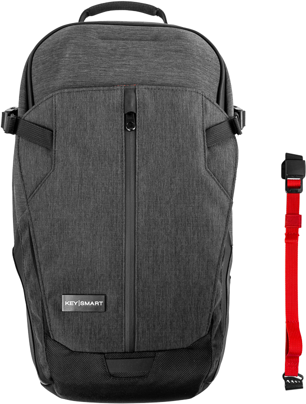 Urban Style Backpackwith Red Strap PNG