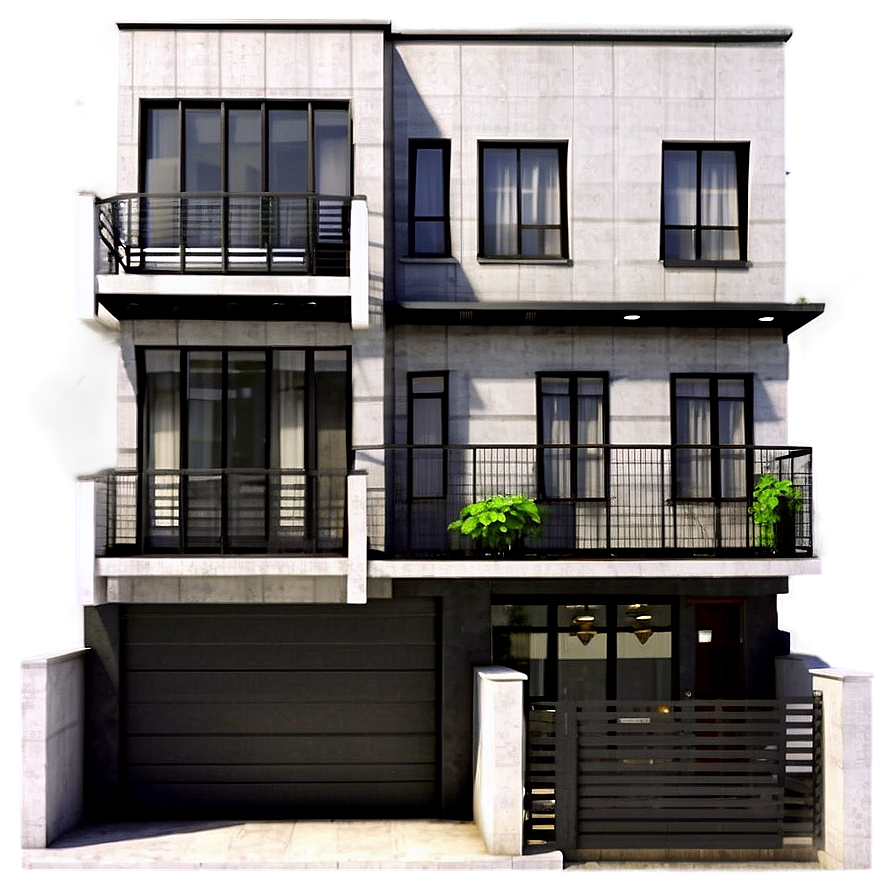 Urban Townhouse Facade Png 66 PNG