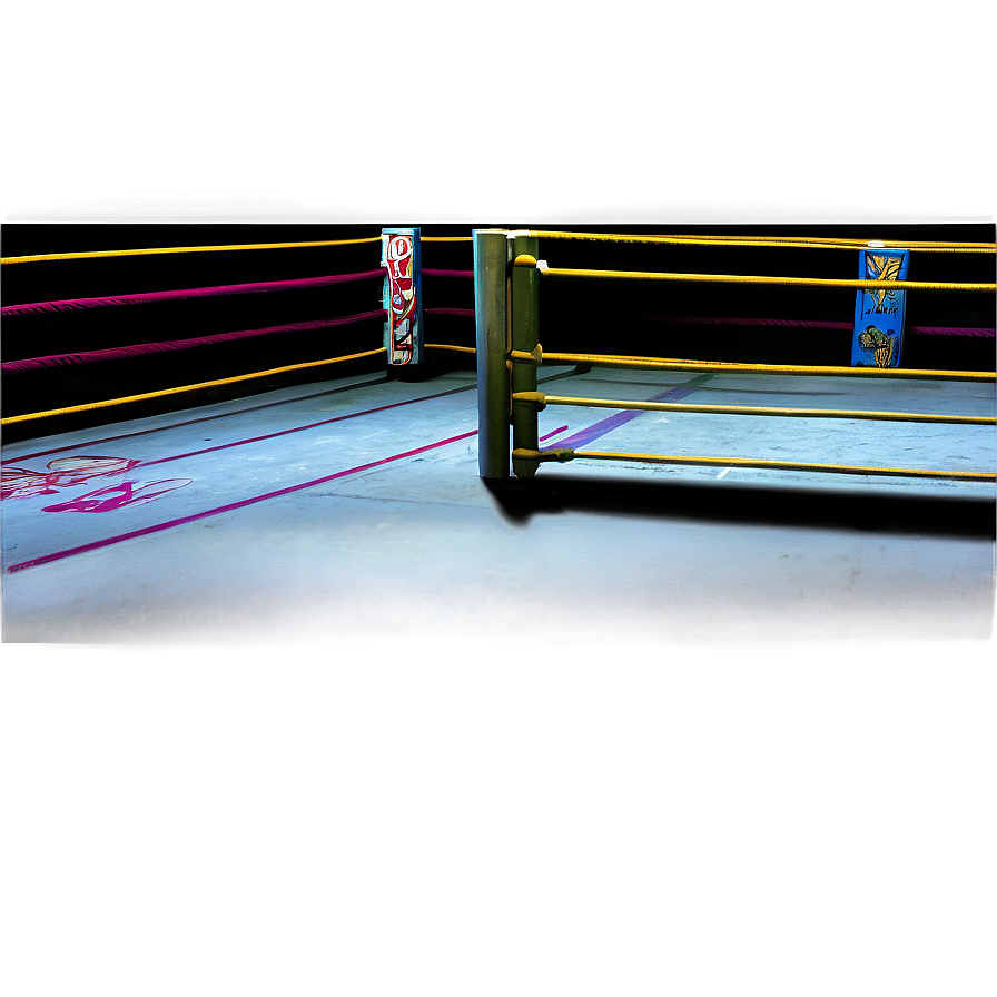 Urban Wrestling Ring Graffiti Png 06212024 PNG