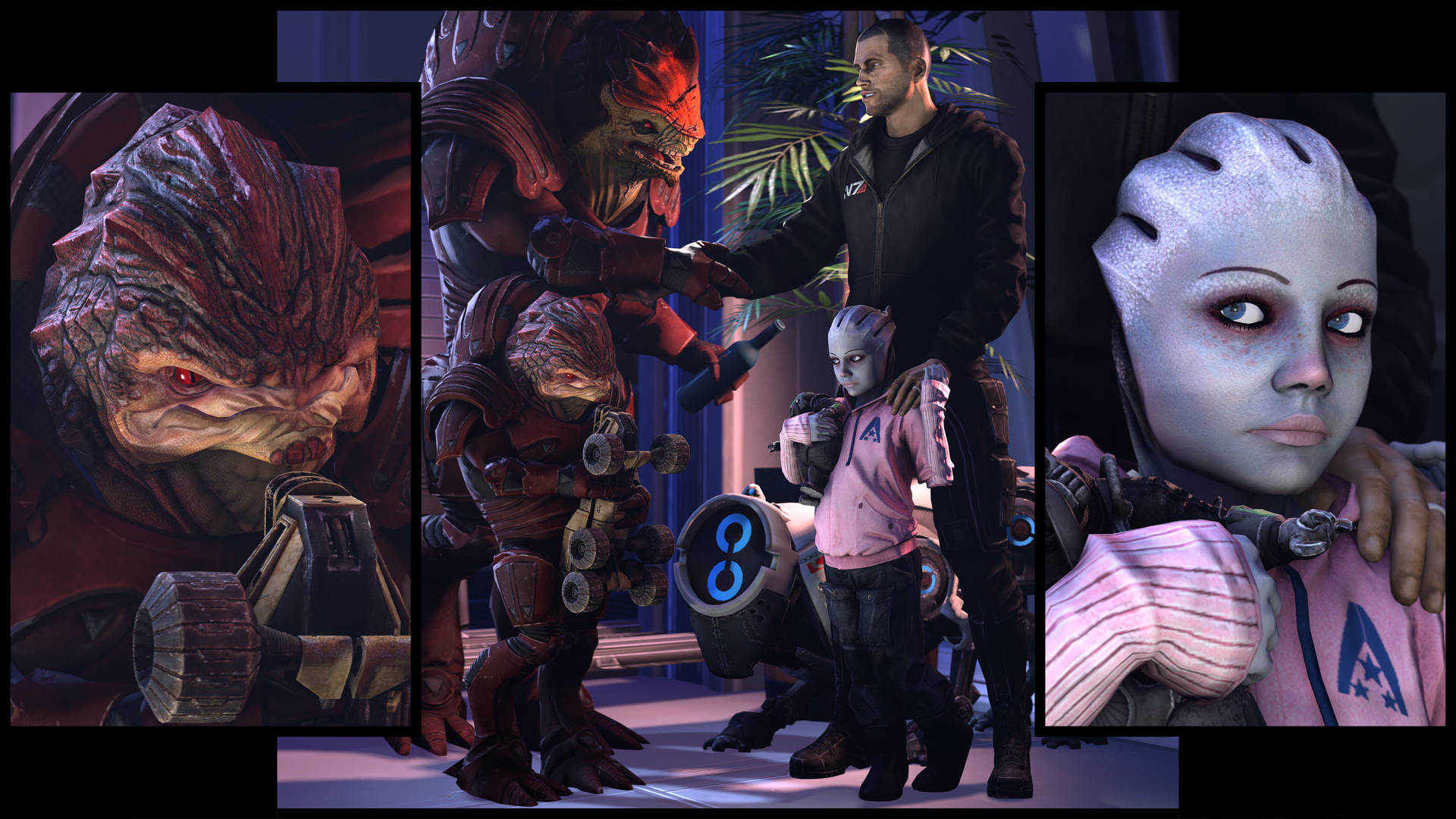 Urdnot Wrex In Mass Effect 4K Wallpaper