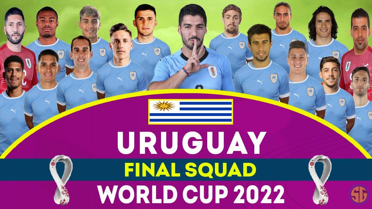 Selecciónnacional De Fútbol De Uruguay - Plantilla Final Fondo de pantalla