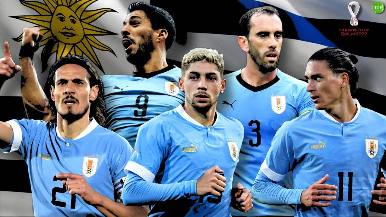 Uruguay National Football Team Key Players Wallpaper