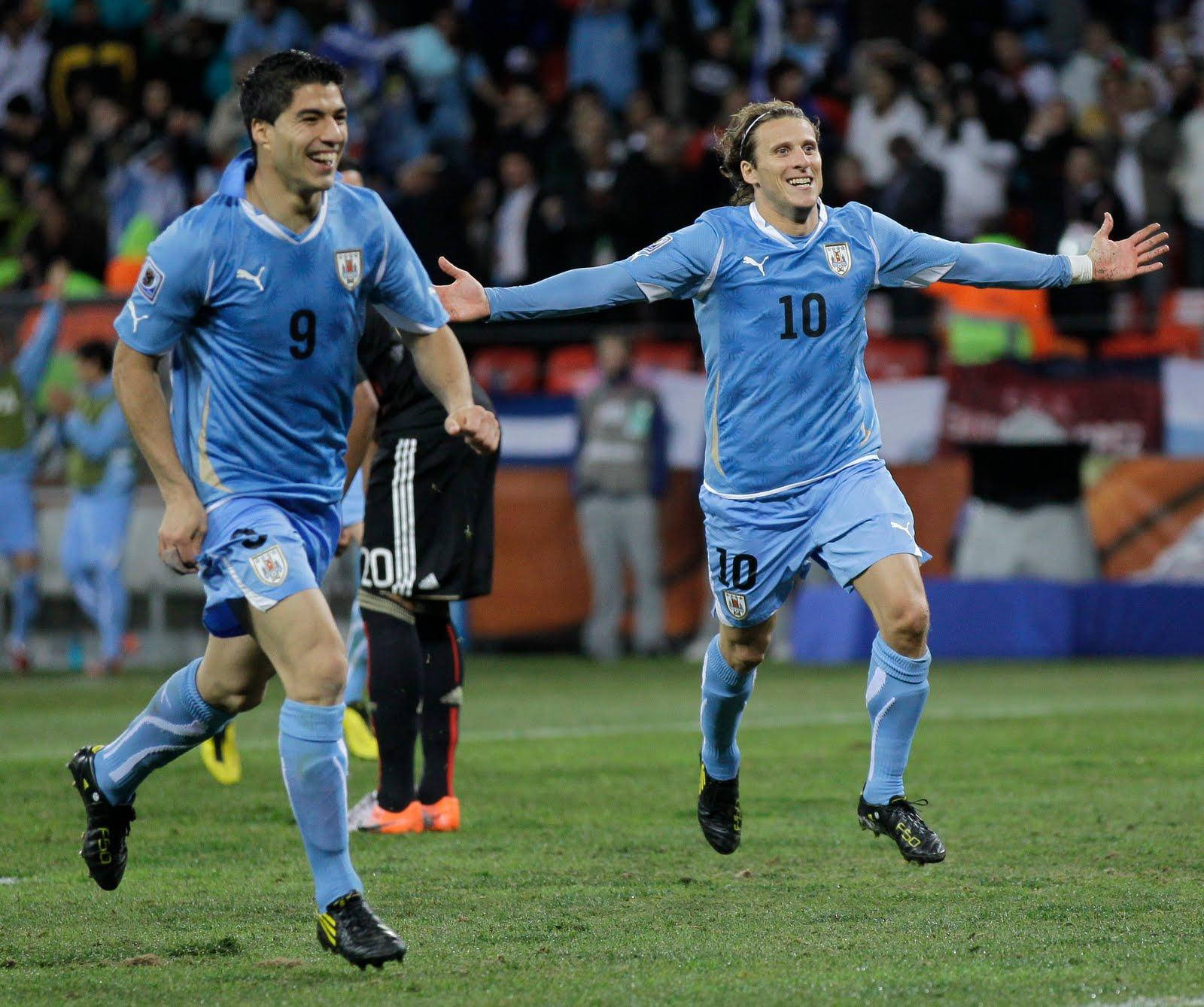 Uruguaynationalmannschaft Luis Und Diego Wallpaper