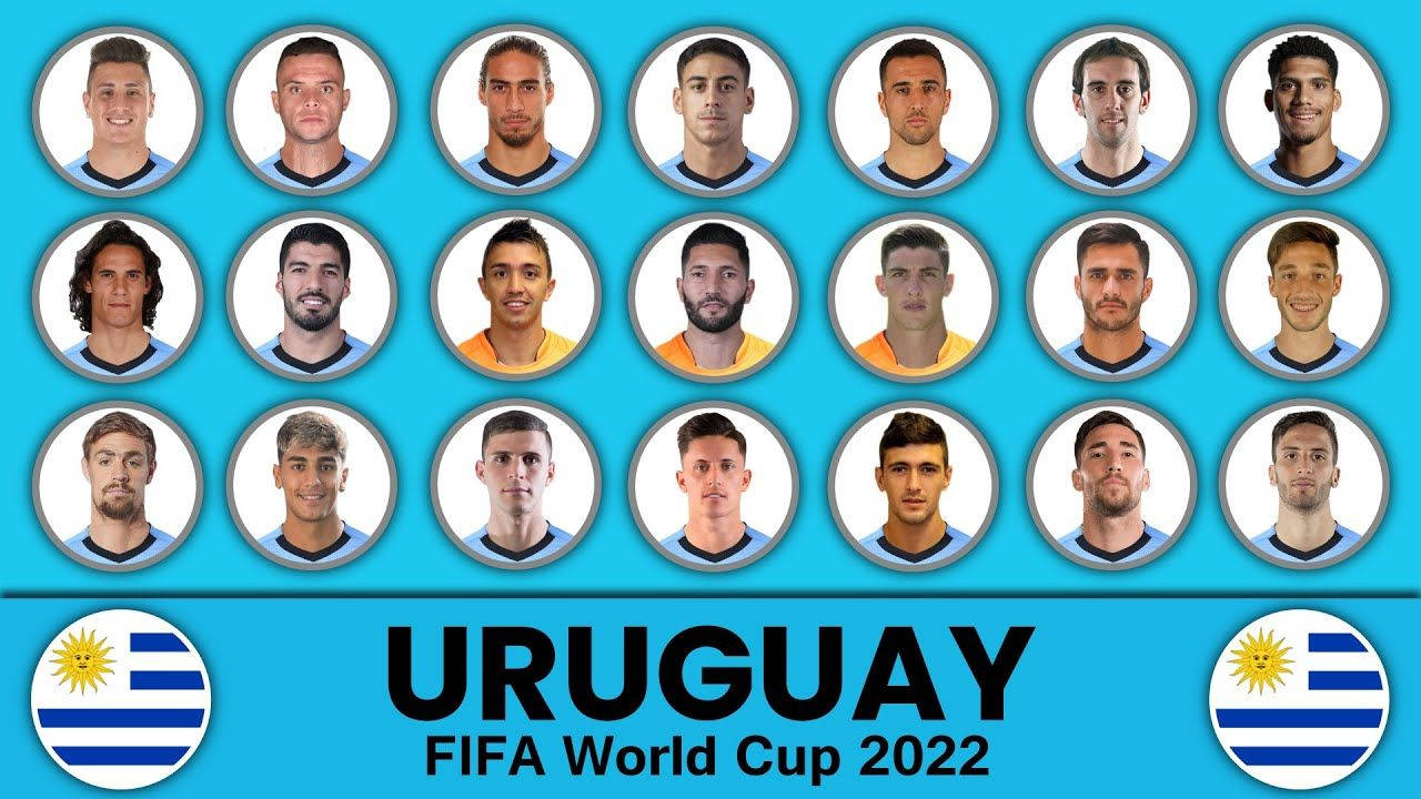 Uruguaynationsfotbollslagets Medlemmar. Wallpaper