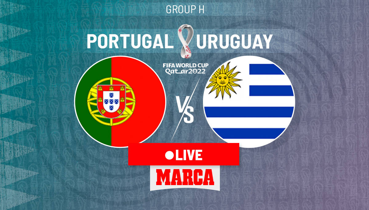 Uruguay Nations Fotbollslag Mot Portugals National Football Team. Wallpaper