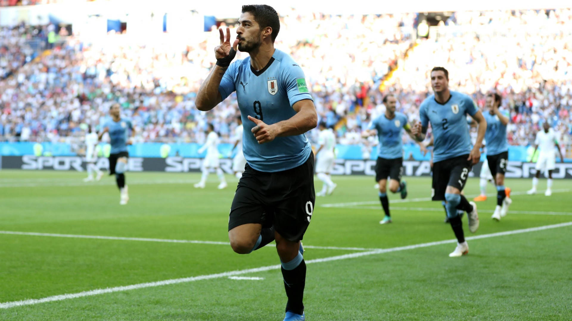 Uruguay Player Luis Suárez Gesture
