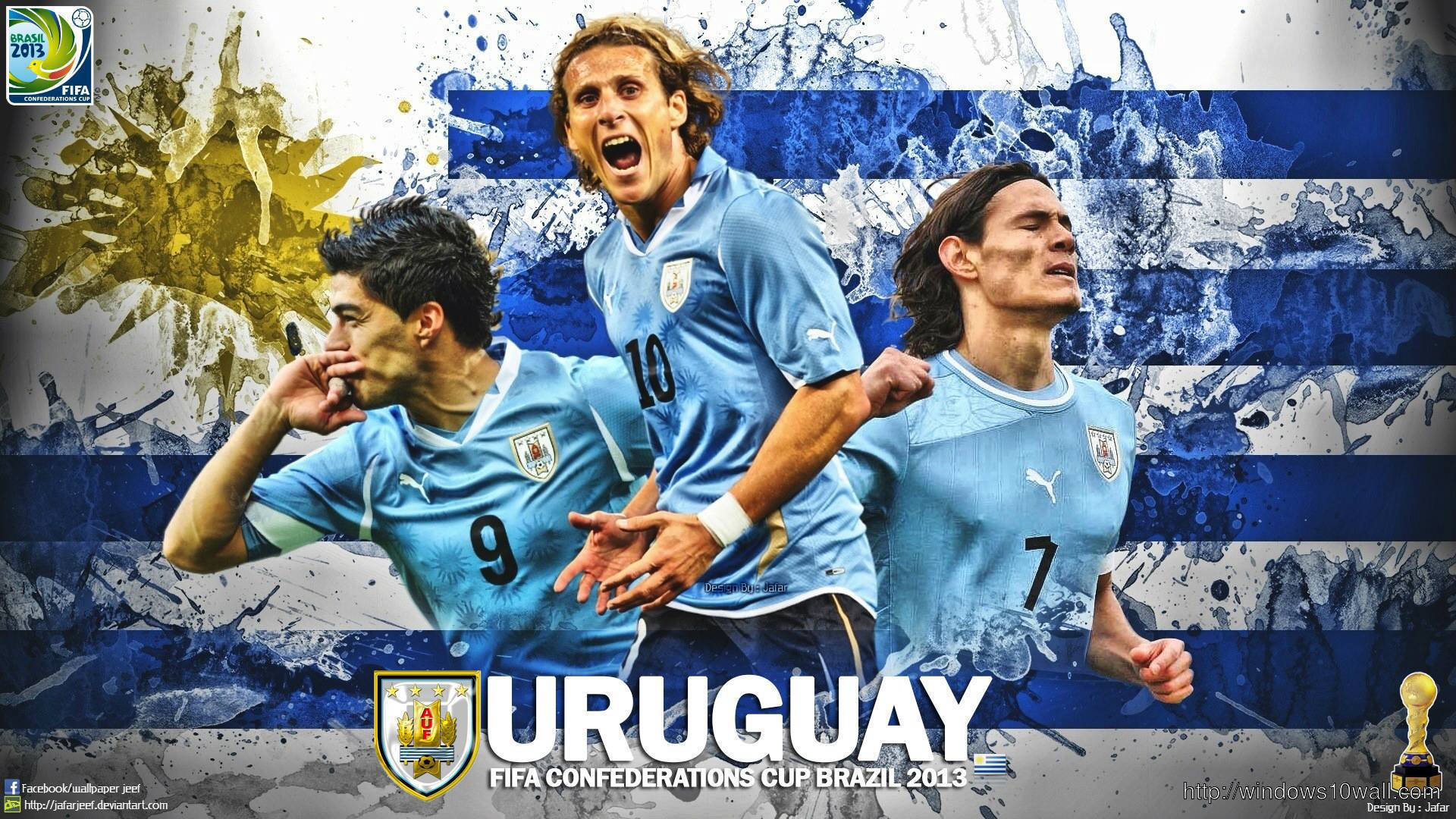 Uruguay Team In Fifa Cup Brazil