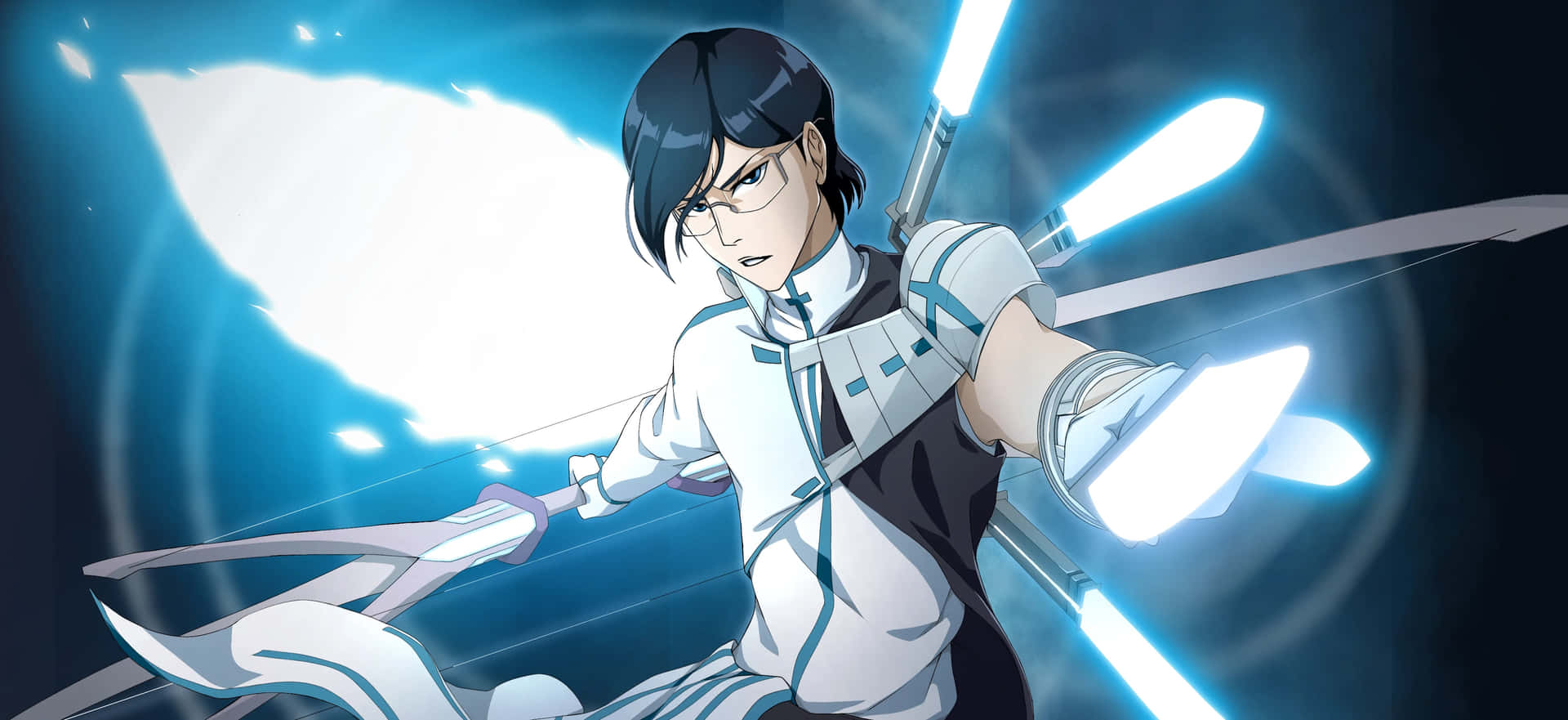 Uryu Ishida Archer En Action Fond d'écran