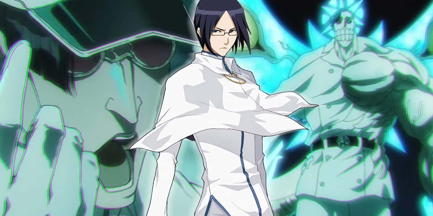Uryu Ishida Kraftstilling Anime Scene Bakgrunnsbildet