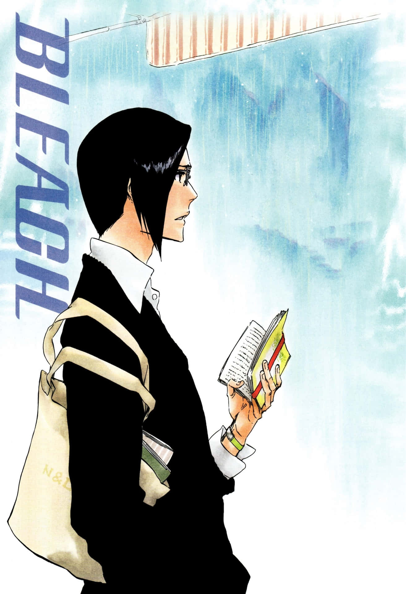Uryu Ishida Reading Bleach Wallpaper