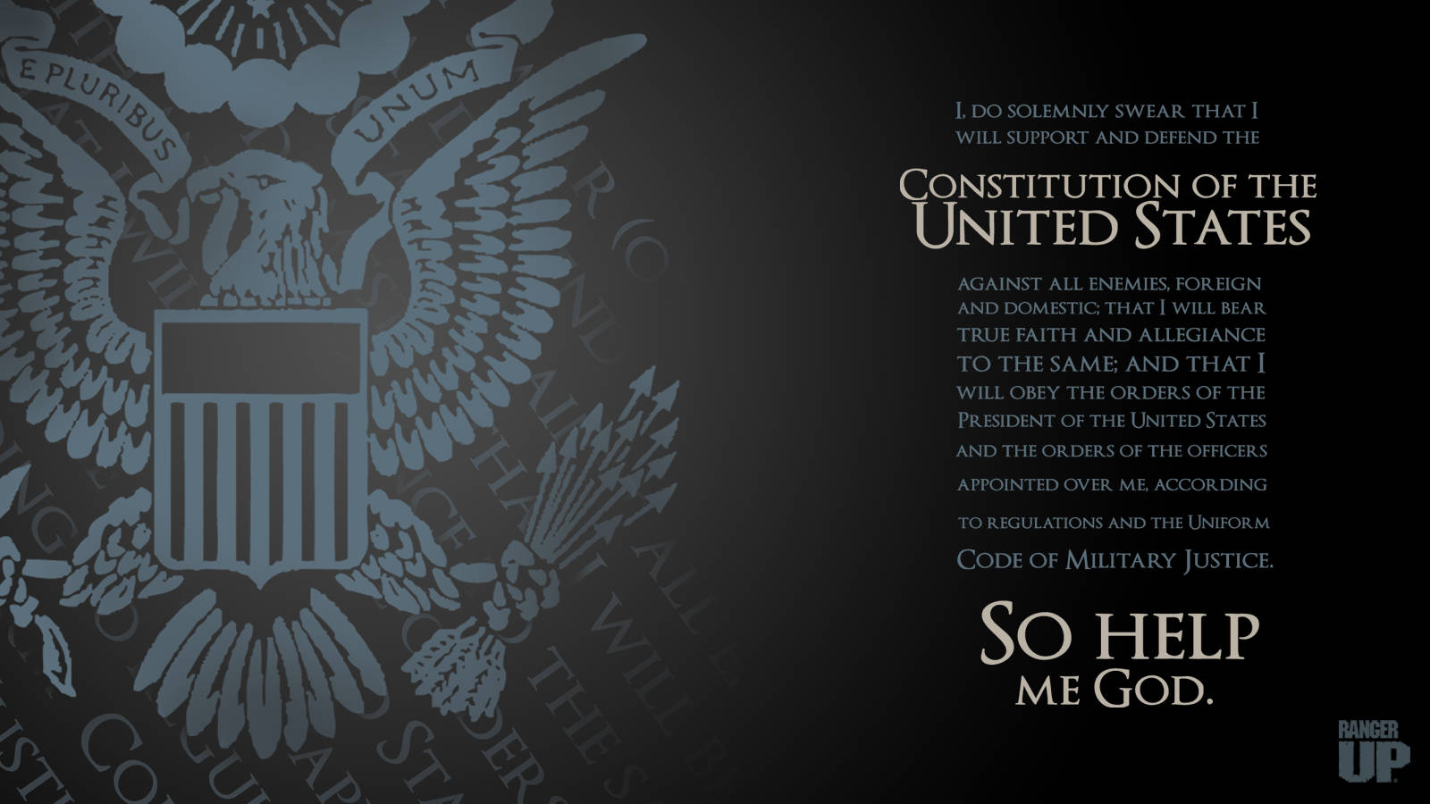 Us Army Constitution Of United States Wallpaper