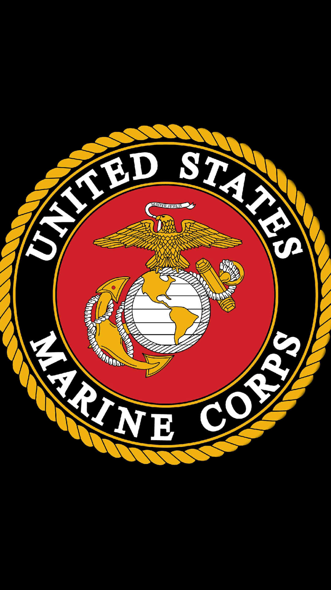 Logodel Corpo Dei Marine Degli Stati Uniti Sfondo