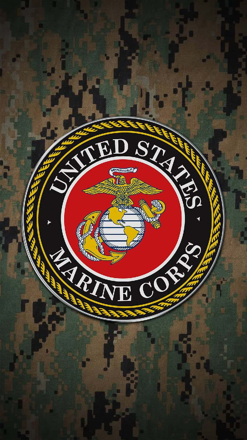 Hyllandevåra Hjältar: Us Marine Corps Iphone Wallpaper