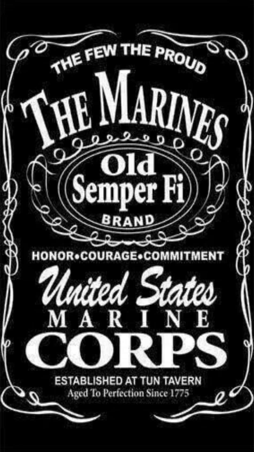 The Marines Semper Fi Poster Wallpaper