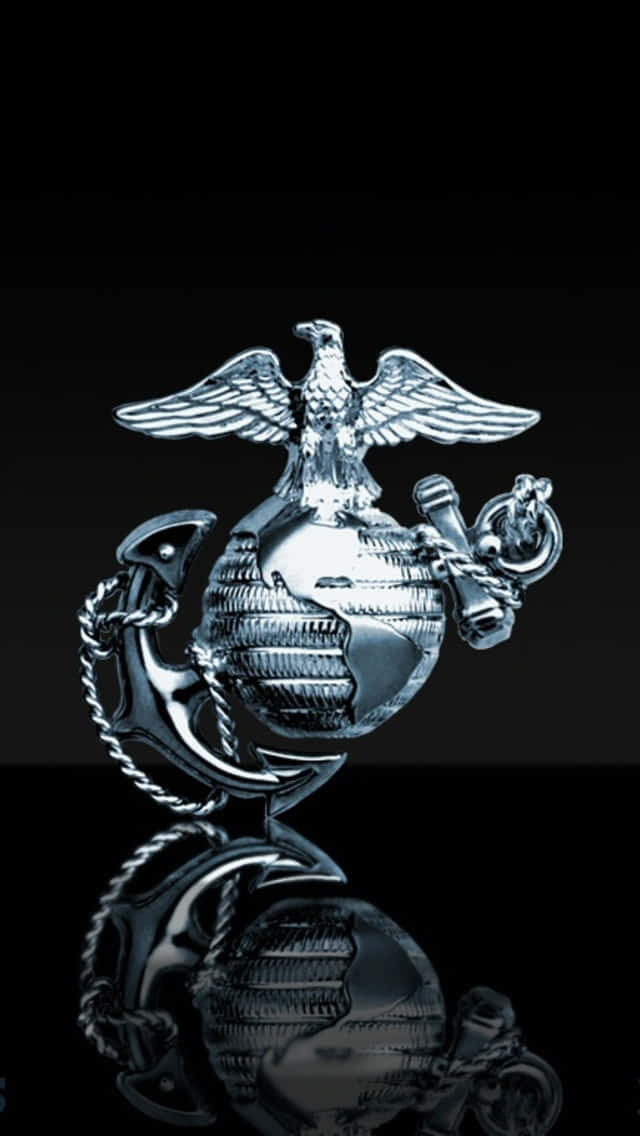 Ära,mod Och Engagemang: Us Marine Corps Wallpaper
