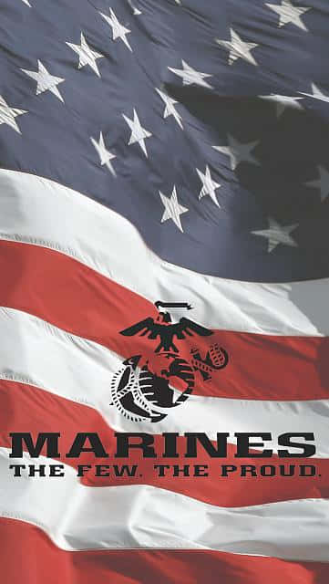 Hyllamodet Hos Us Marine Corps På Dator- Eller Mobilbakgrund. Wallpaper