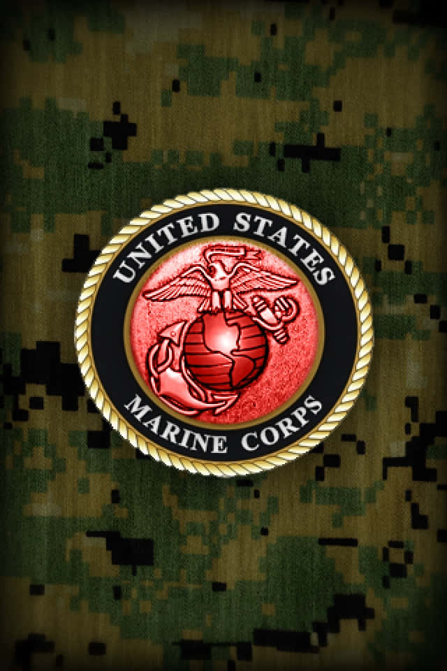 Semper Fi! Præsentér stolt US Marine Corps med vores Iphone. Wallpaper