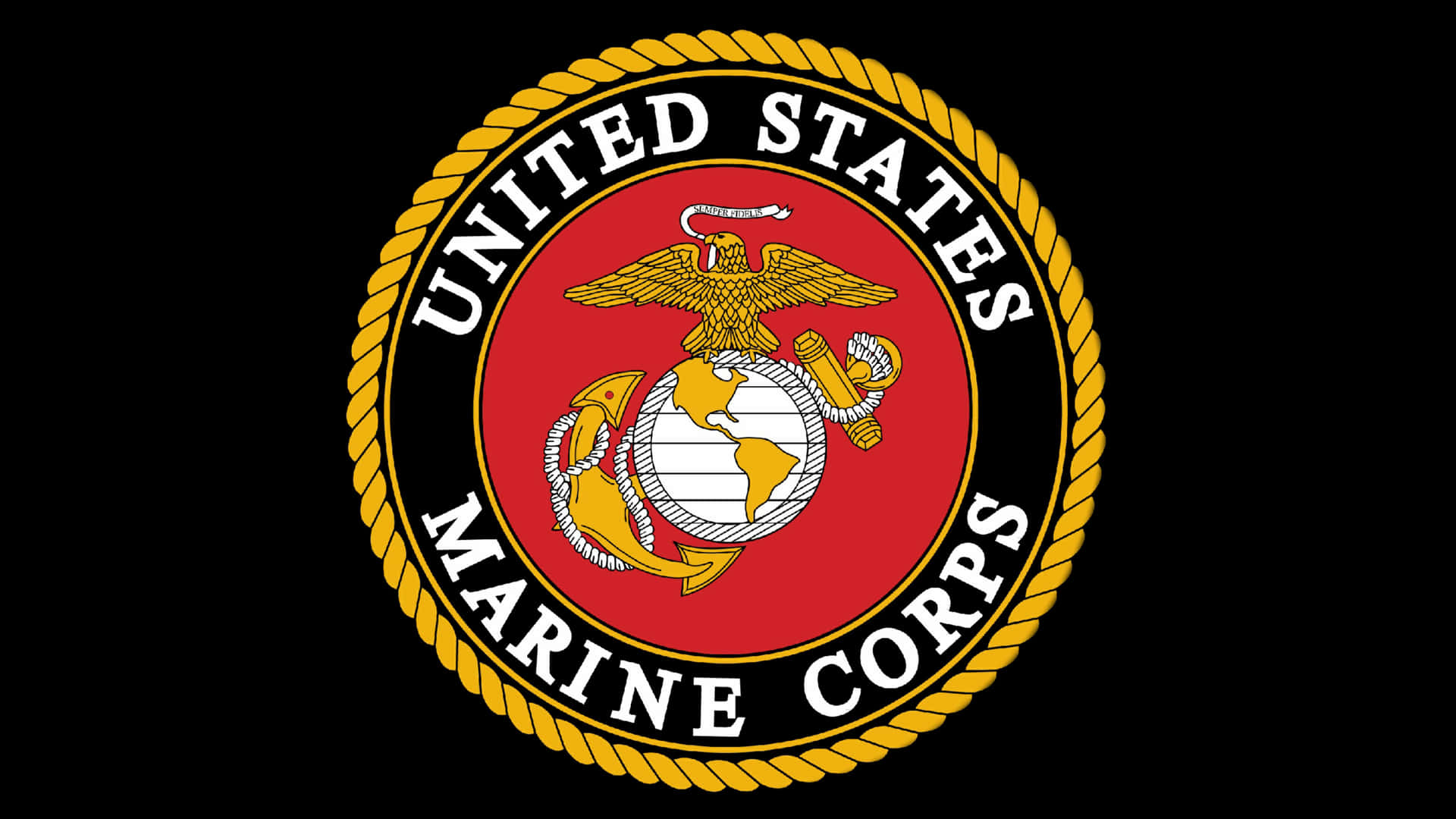 Image  US Marines in formation Wallpaper
