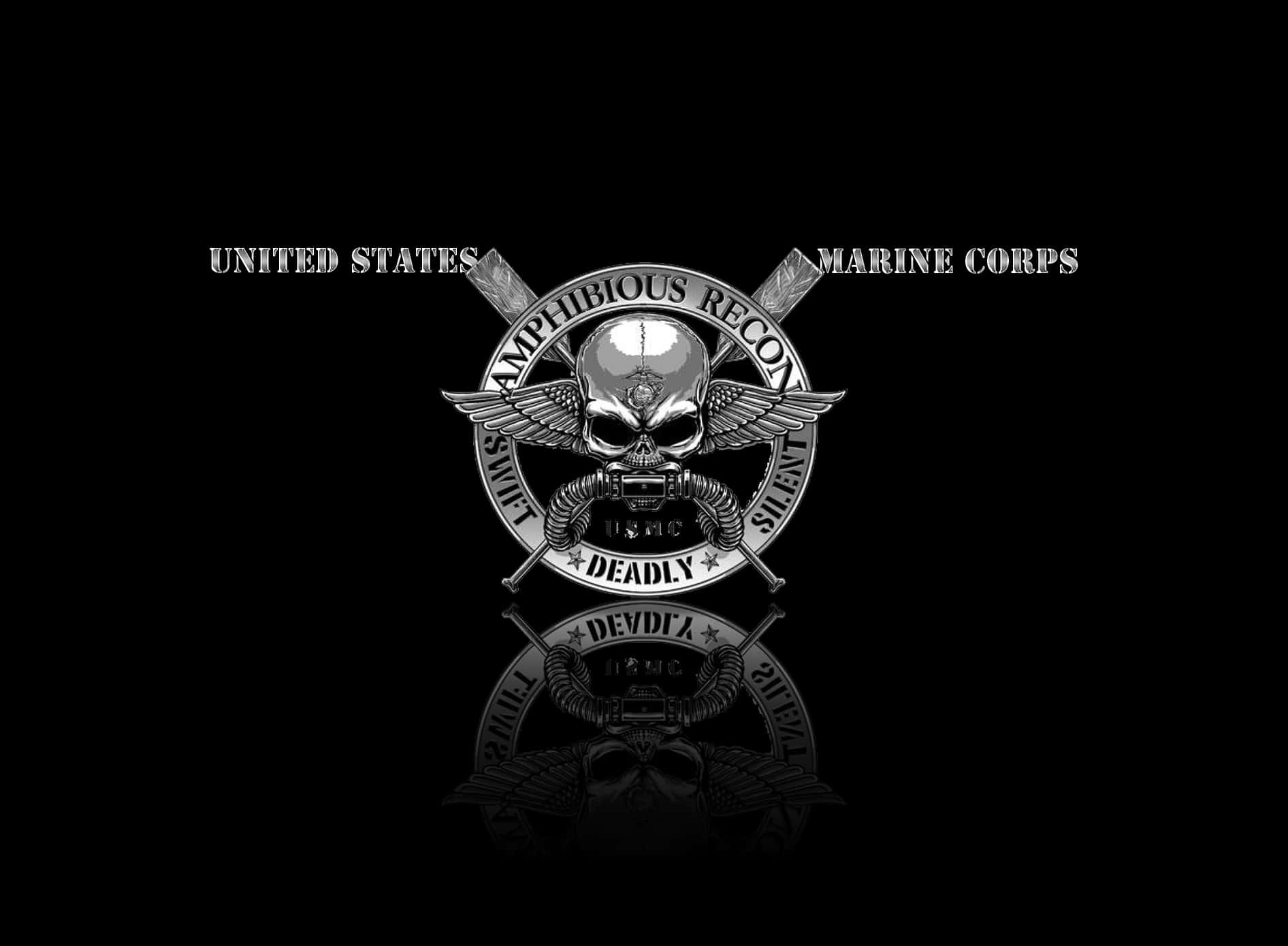 Honor,valentía, Compromiso: Los Valores Del Cuerpo De Marines. Fondo de pantalla