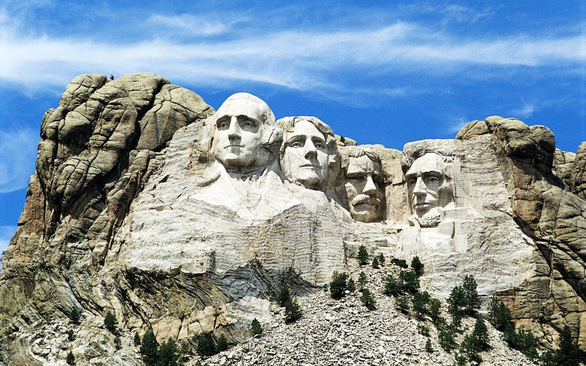 Us Presidents On Mount Rushmore Wallpaper