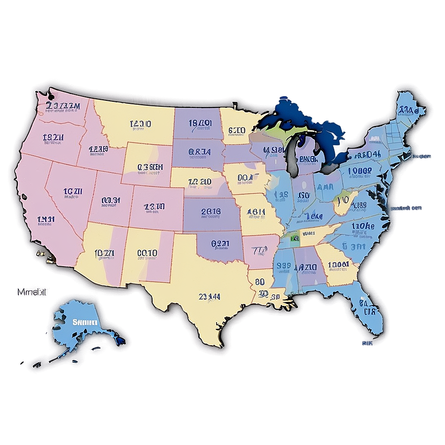 Download Usa Map With Area Codes Png 05252024 | Wallpapers.com