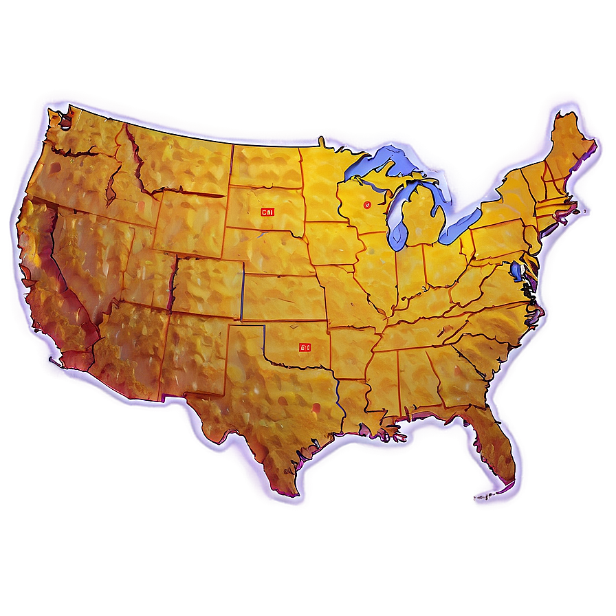 Download Usa Map With Mountains Png Jpj | Wallpapers.com