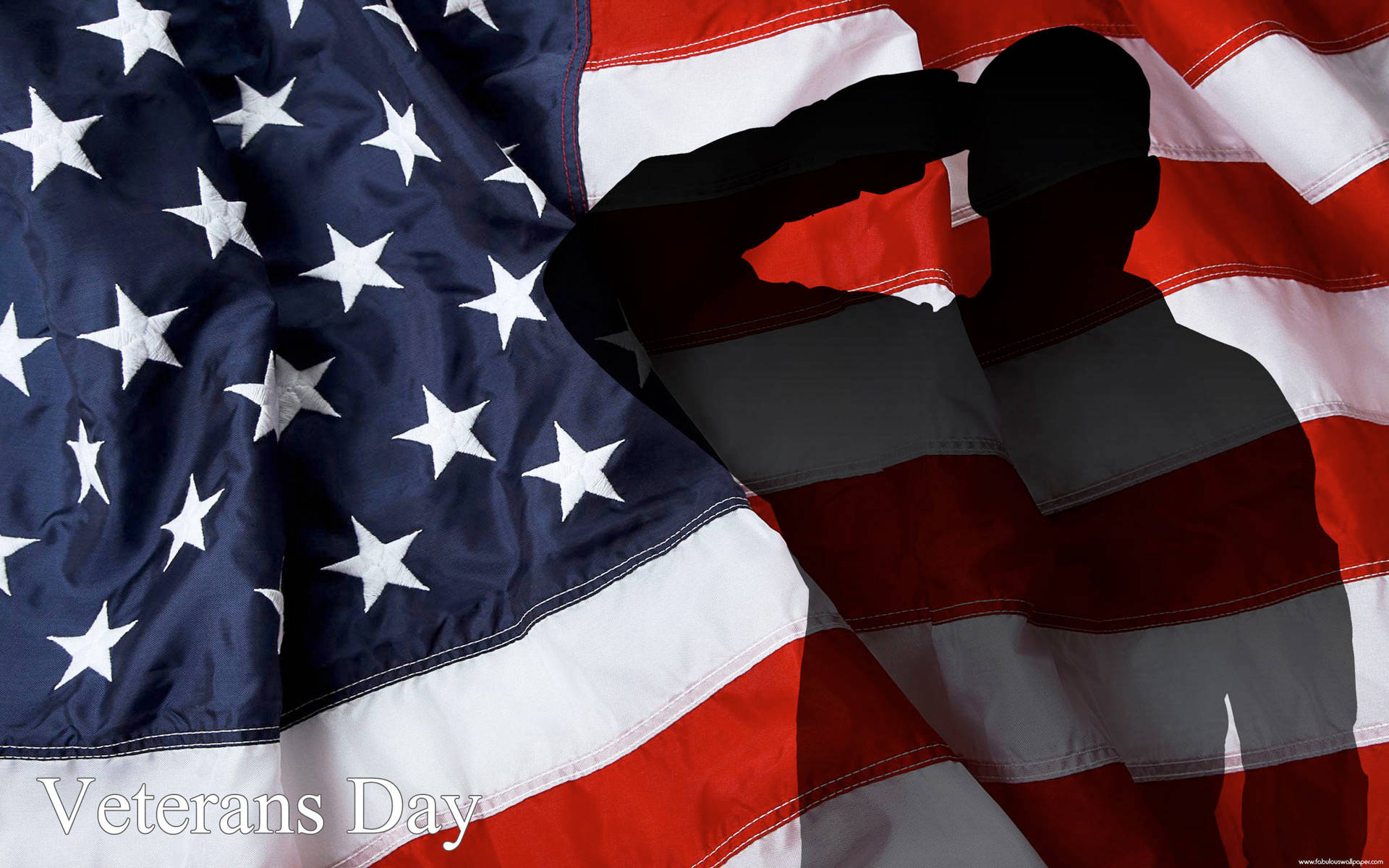 USA Veterans Day Flag Wallpaper