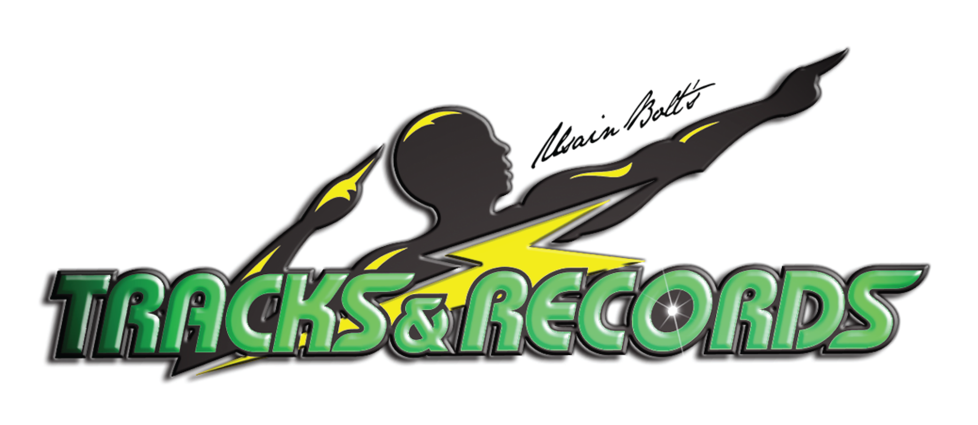 Usain Bolt Tracksand Records Logo PNG