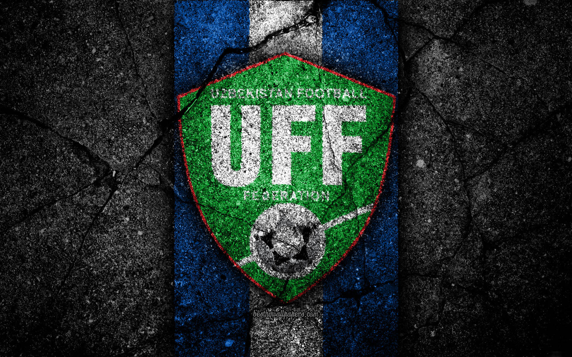 Usbekistan Fodboldforbund Beton Logo Wallpaper