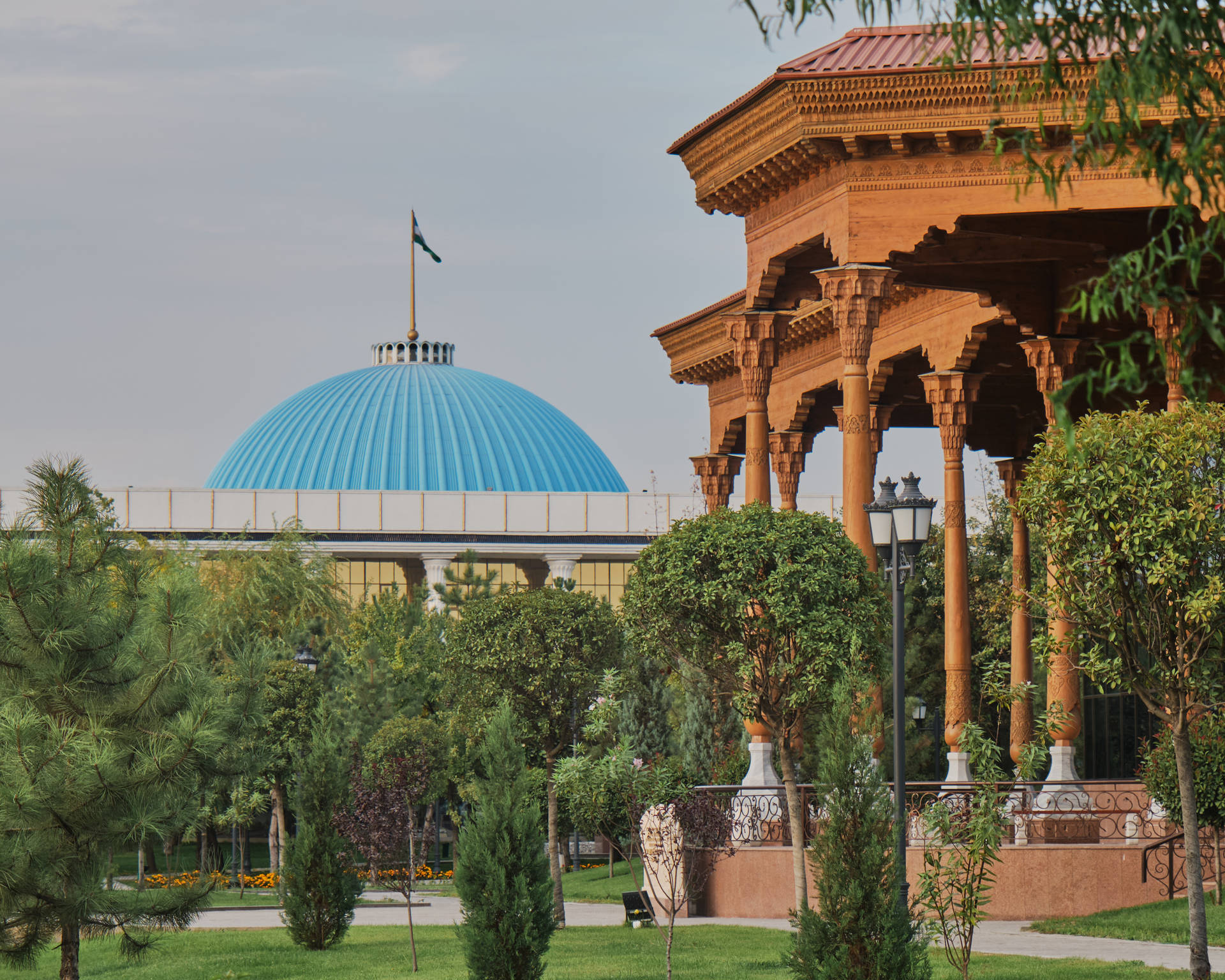 Usbekistan Taschkent Park Wallpaper