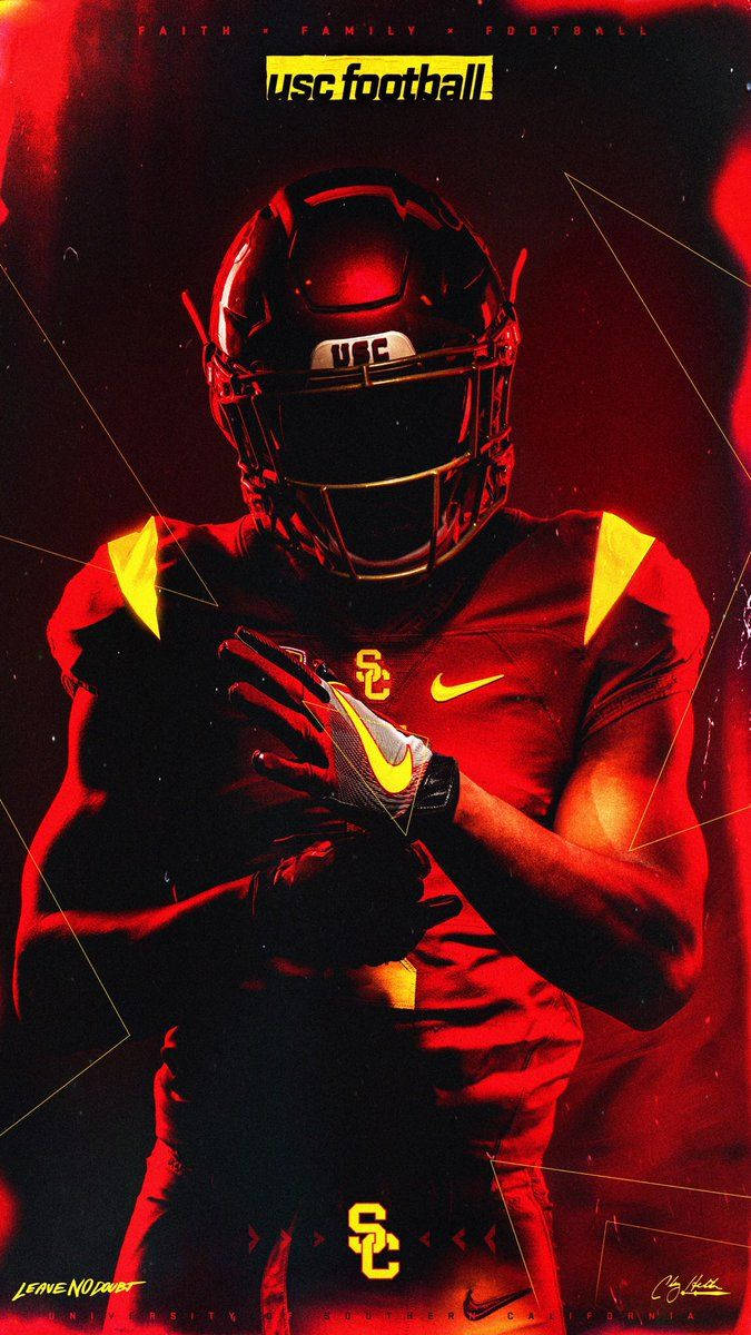 Usc Football Player Cool Aesthetic