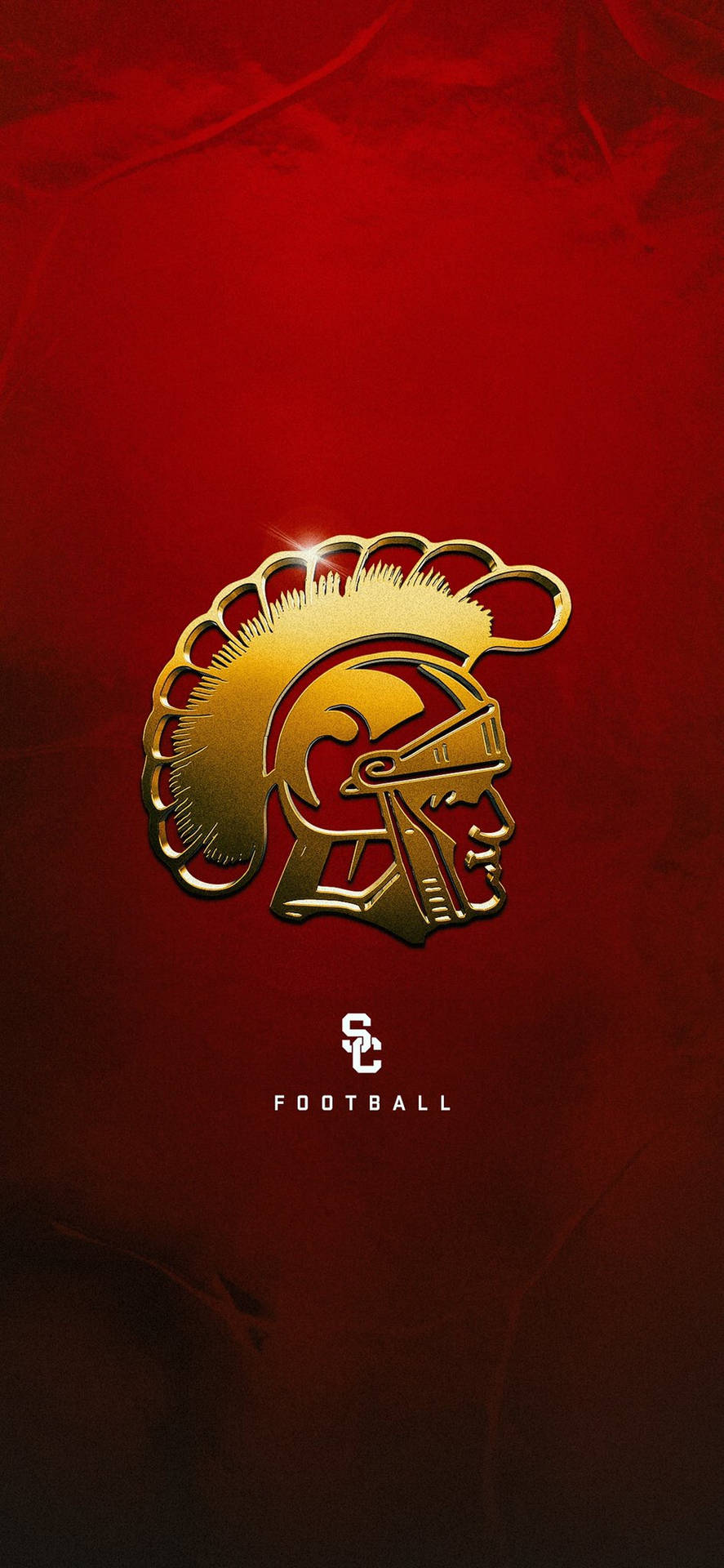 Usc Football Trojan Logo Gold